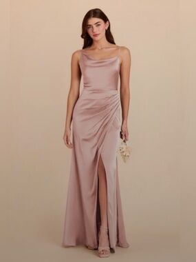 Birdy Grey English Rose Matte Satin Dress (style Jennifer)